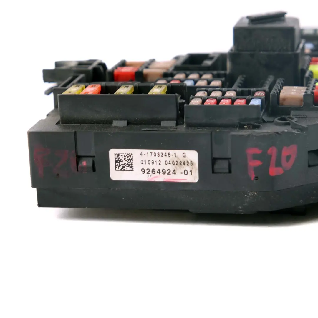 Distribution Fuse Box Rear to BMW F01 F02 F10 F11 F13 Power with Part number 9264924 BMW F01 F02 F10 F11 F13 Power Distribution Fuse Box Rear - SKU 9264924 - Part number 9264924