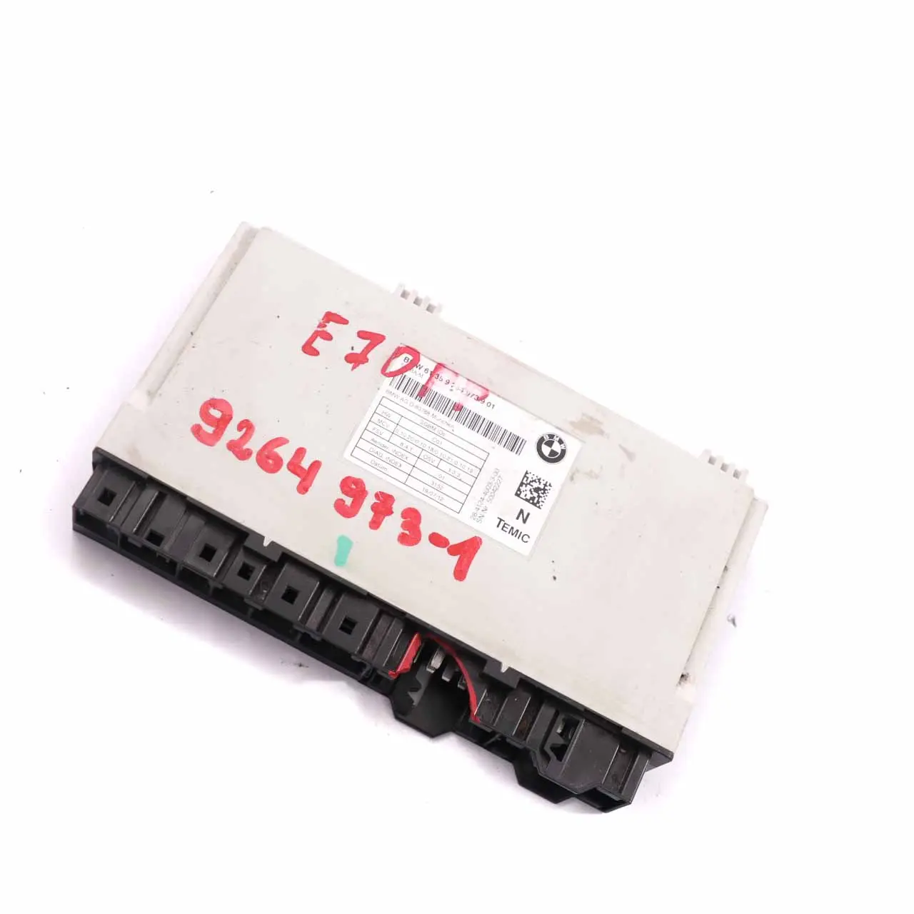 BMW X5 E70 Asiento Unidad de Control Módulo ECU 9264973