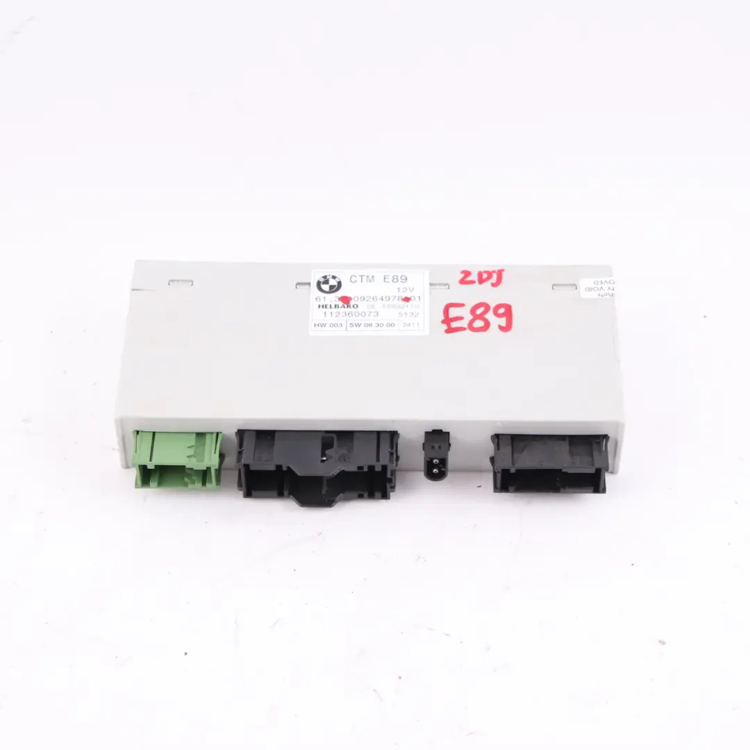 Moduł Sterownik CTM 0 BMW Z4 E89 - SKU 9264978 - Numer Części 9264978