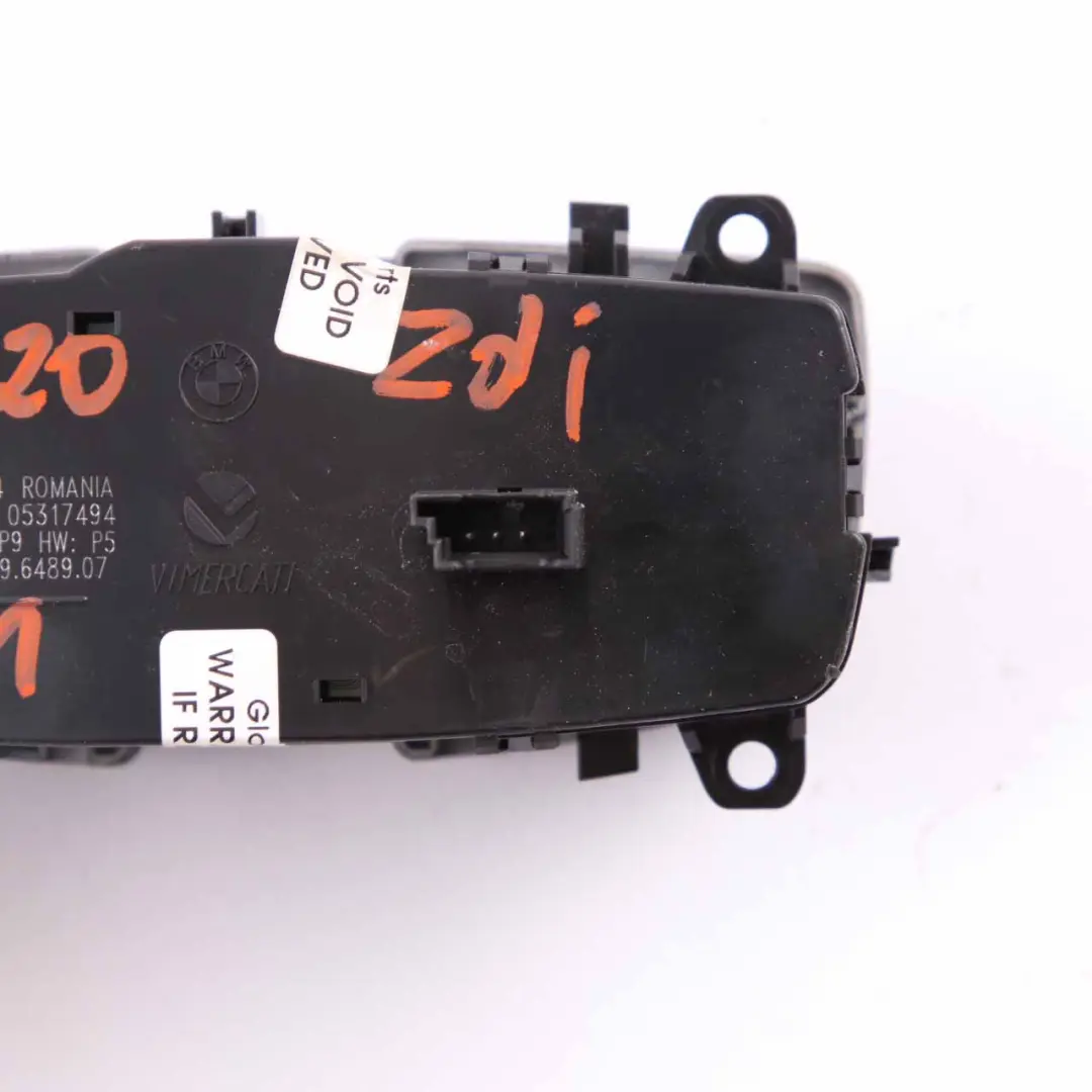  Light Switch BMW F20 F21 F30 F31 Control Element Headlight Headlamp - SKU 9265303-1 - Part number 9265303