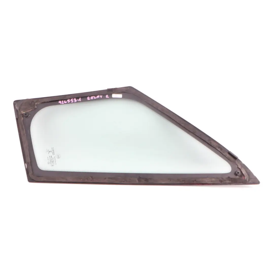  Side Quarter Window Citroen Relay Peugeot Boxer Front Right O/S Glass AS2 - SKU 926553-1 - Part number 926553