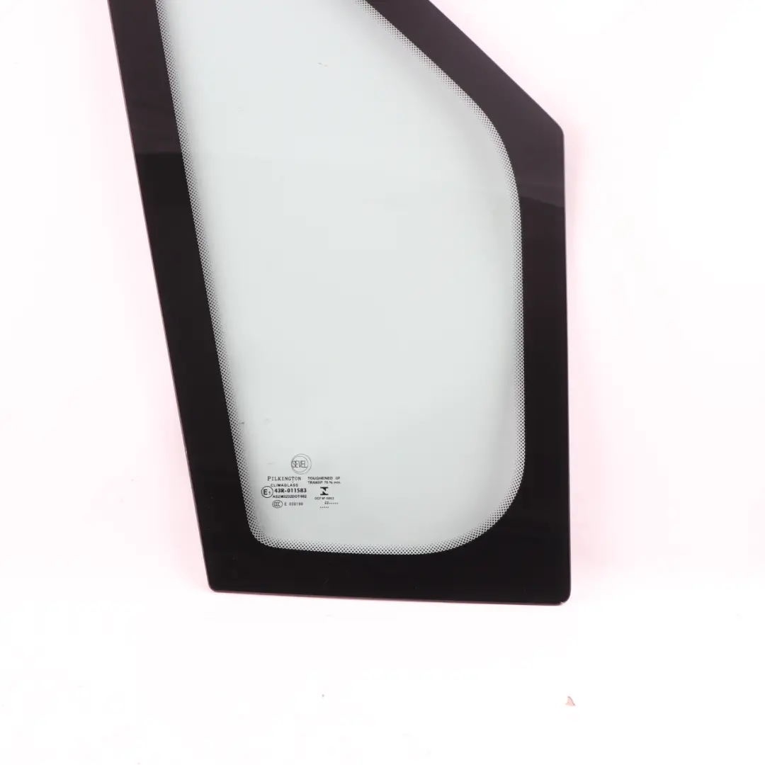 Side Quarter Window Citroen Relay Peugeot Boxer Front Right O/S Glass AS2 to with Part number 926553 Side Quarter Window Citroen Relay Peugeot Boxer Front Right O/S Glass AS2 - SKU 926553-1 - Part number 926553