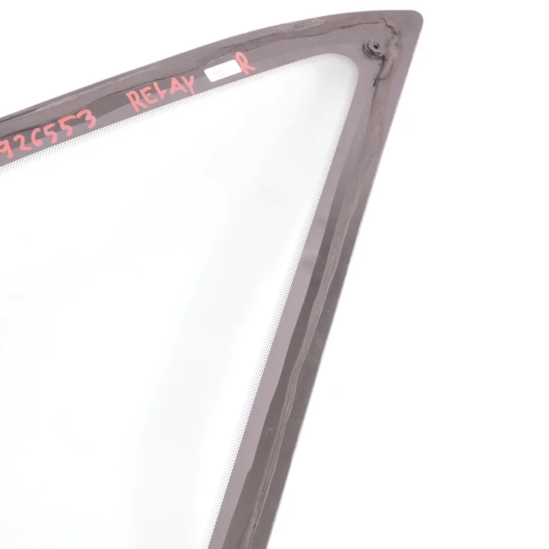 Ventana lateral Fiat Ducato Peugeot Boxer Delantera Derecha Cristal AS2 para con número de pieza 926553 Ventana lateral Fiat Ducato Peugeot Boxer Delantera Derecha Cristal AS2 - SKU 926553 - Número de pieza 926553