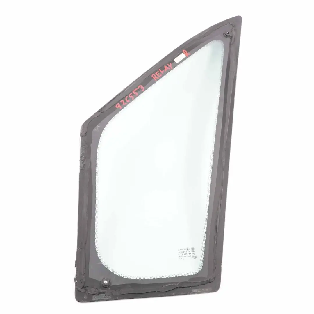  Vitre de custode Fiat Ducato Peugeot Boxer Avant Droite Verre AS2 - SKU 926553 - Numéro de pièce 926553