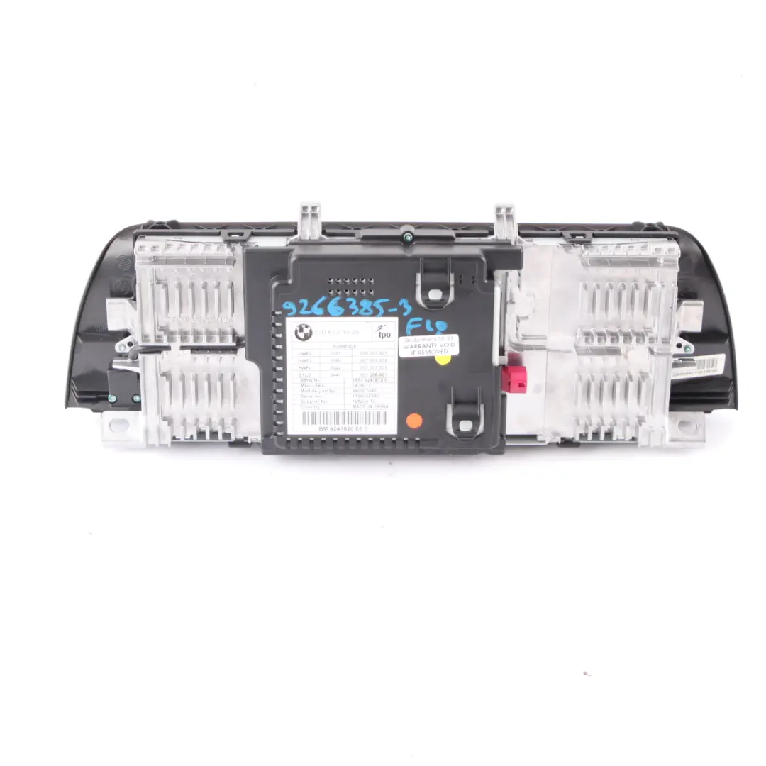 On-Board Screen BMW F10 F11 Central Information Display Monitor 10,25" to with Part number 9266385 On-Board Screen BMW F10 F11 Central Information Display Monitor 10,25" - SKU 9266385-3 - Part number 9266385