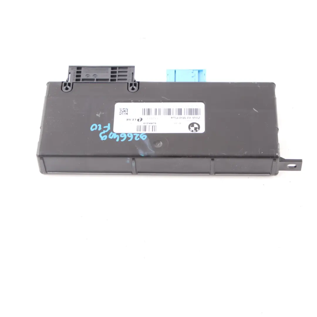 Module de passerelle BMW F10 F11 Central Module Control Unit Lear ZGW-02 pour à propos du numéro de pièce 9266409 Module de passerelle BMW F10 F11 Central Module Control Unit Lear ZGW-02 - SKU 9266409 - Numéro de pièce 9266409