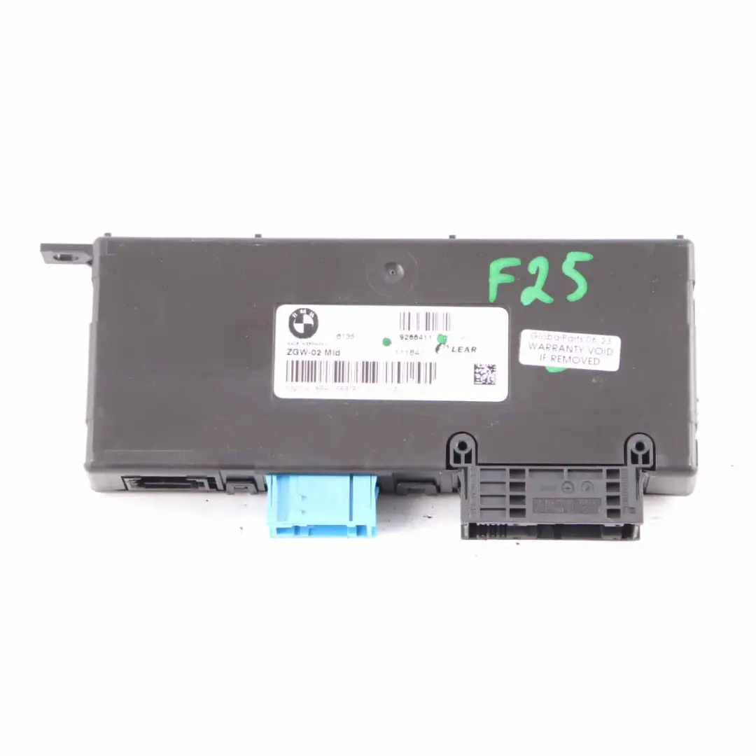 BMW X3 F25 Central Gateway Módulo Unidad de Control Lear ZGW-02 4SK 9360344 - SKU 9266411 - Número de pieza 9266411