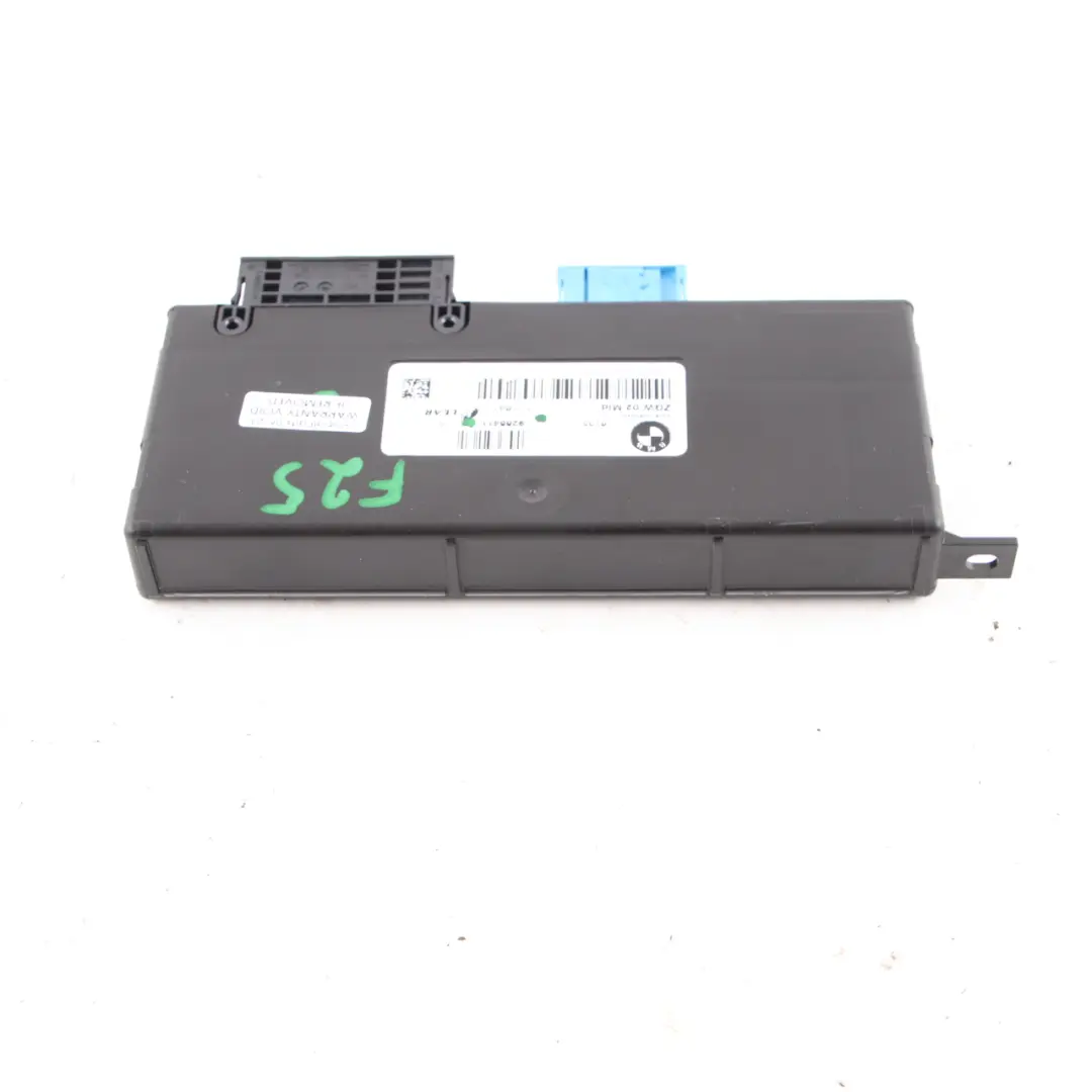 BMW X3 F25 Central Gateway Module Control Unit Lear ZGW-02 MID - SKU 9266411 - Part number 9266411