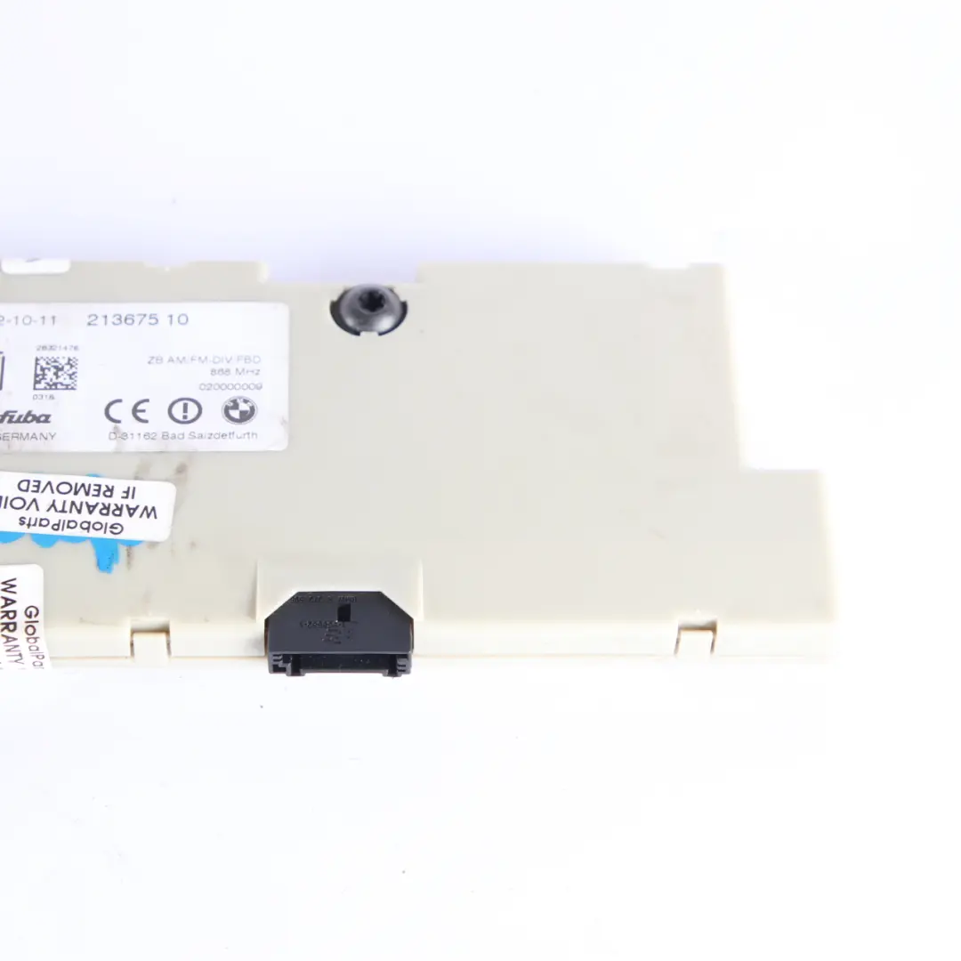 Amplificatore antenna BMW F01 F10 F13 Aeral Diversity 868 MHZ controllo per con numero di parte 9267085 Amplificatore antenna BMW F01 F10 F13 Aeral Diversity 868 MHZ controllo - SKU 9267085 - Numero di parte 9267085