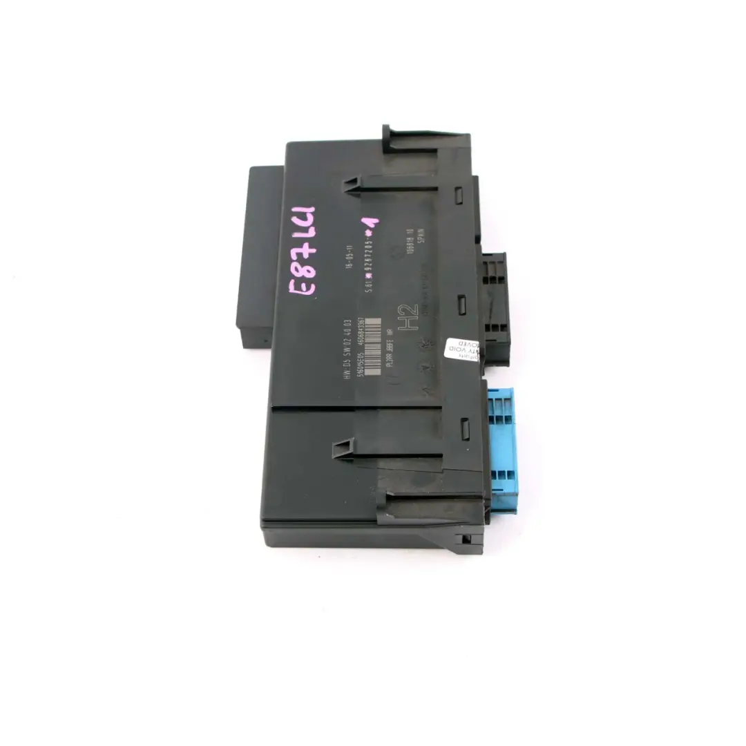 BMW E87 LCI ECU Body Control Modul Anschlussdose H2 PL2RR JBBFE IIIR - SKU 9267205-1 - Teilenummer 9267205