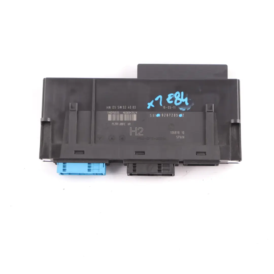  Junction Box BMW X1 E84 ECU Body Control Module H2 PL2RR JBBFE IIIR - SKU 9267205-2 - Part number 9267205