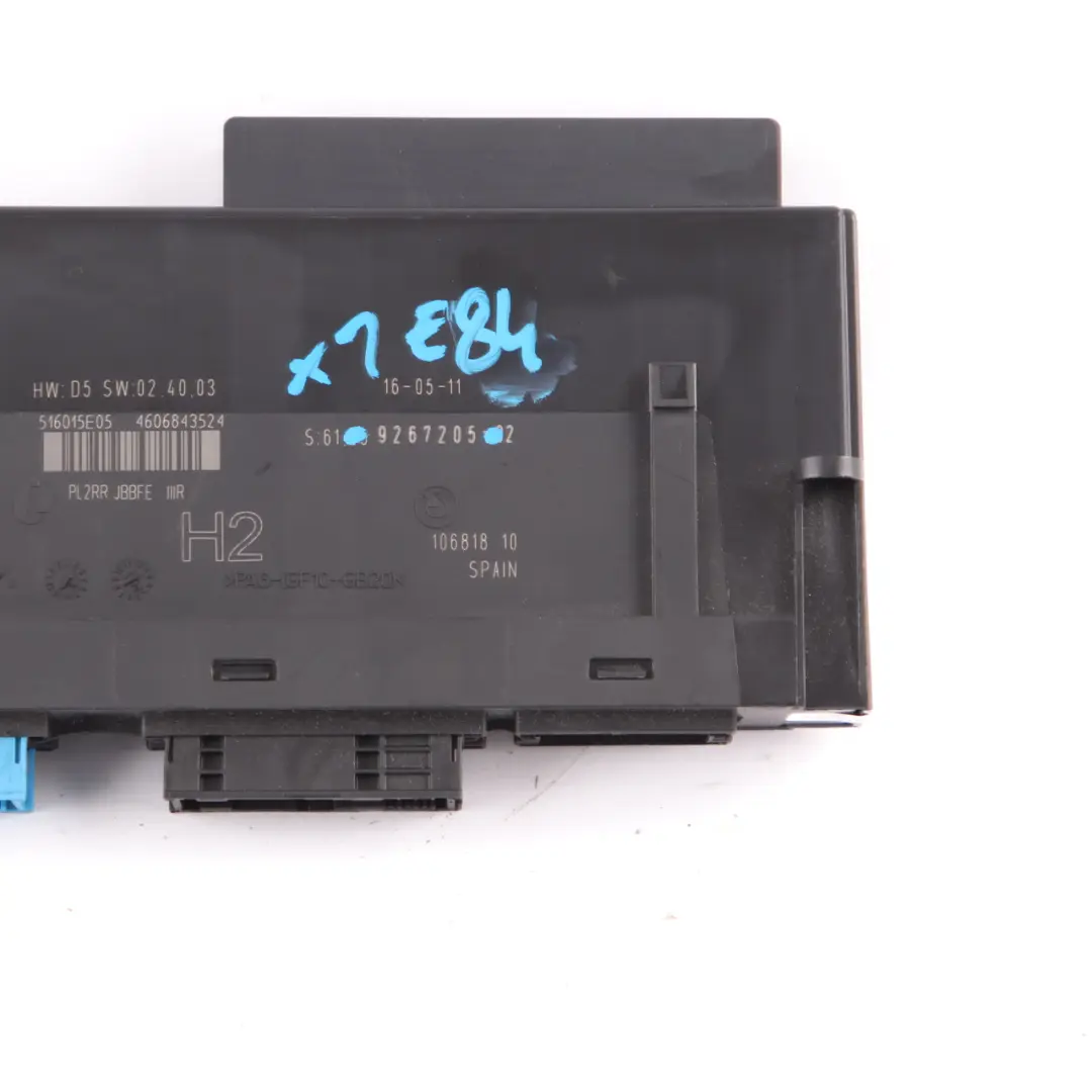  Junction Box BMW X1 E84 ECU Body Control Module H2 PL2RR JBBFE IIIR - SKU 9267205-2 - Part number 9267205