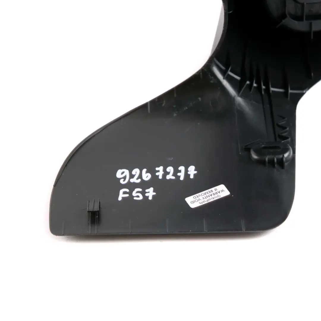 Mini F57 Cabrio Centre Console Rear Cup Drink Holder Trim Black - SKU 9267277 - Part number 9267277