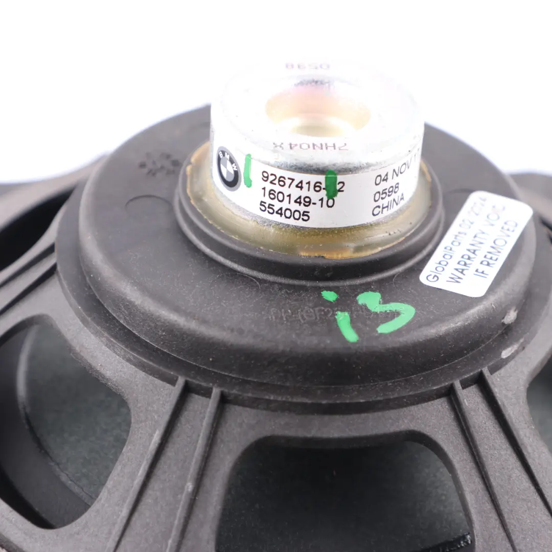 BMW i3 I01 Front Door Sound Speaker Woofer Left Right N/O/S - SKU 9267416 - Part number 9267416