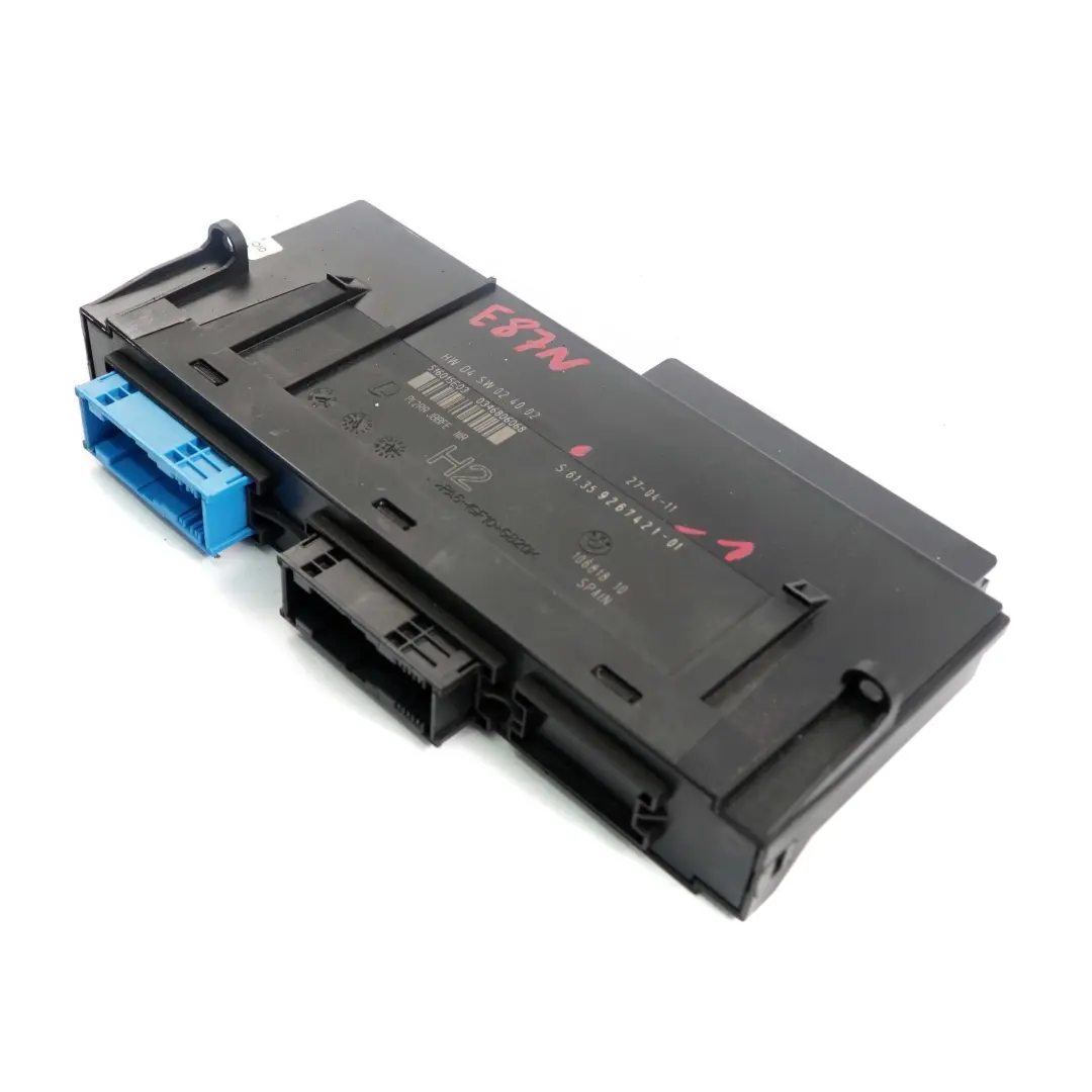 Boîtier Jonction Module Carrosserie ECU PL2RR JBBFE IIIR pour BMW E87 LCI à propos du numéro de pièce 9267421 BMW E87 LCI Boîtier Jonction Module Carrosserie ECU PL2RR JBBFE IIIR - SKU 9267421-1 - Numéro de pièce 9267421