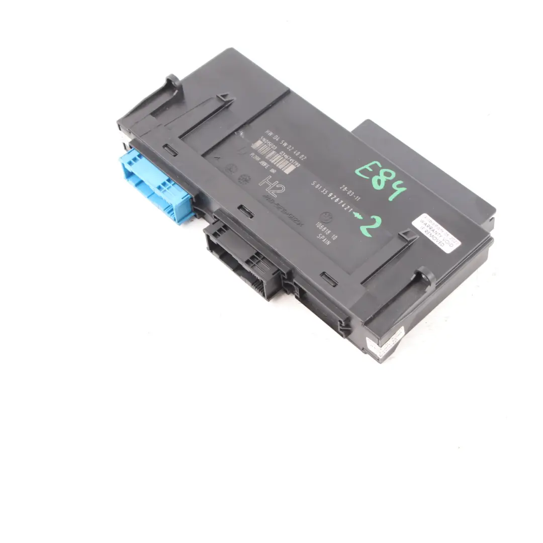 BMW E84 ECU Módulo Control del Cuerpo Caja Conexiones PL2RR JBBFE IIIR - SKU 9267421-2 - Número de pieza 9267421