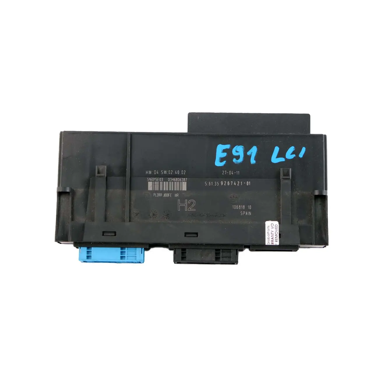 Module Commande ECU BMW E91 LCI Boîte Jonction M PL2RR JBBFE IIIR 9267421