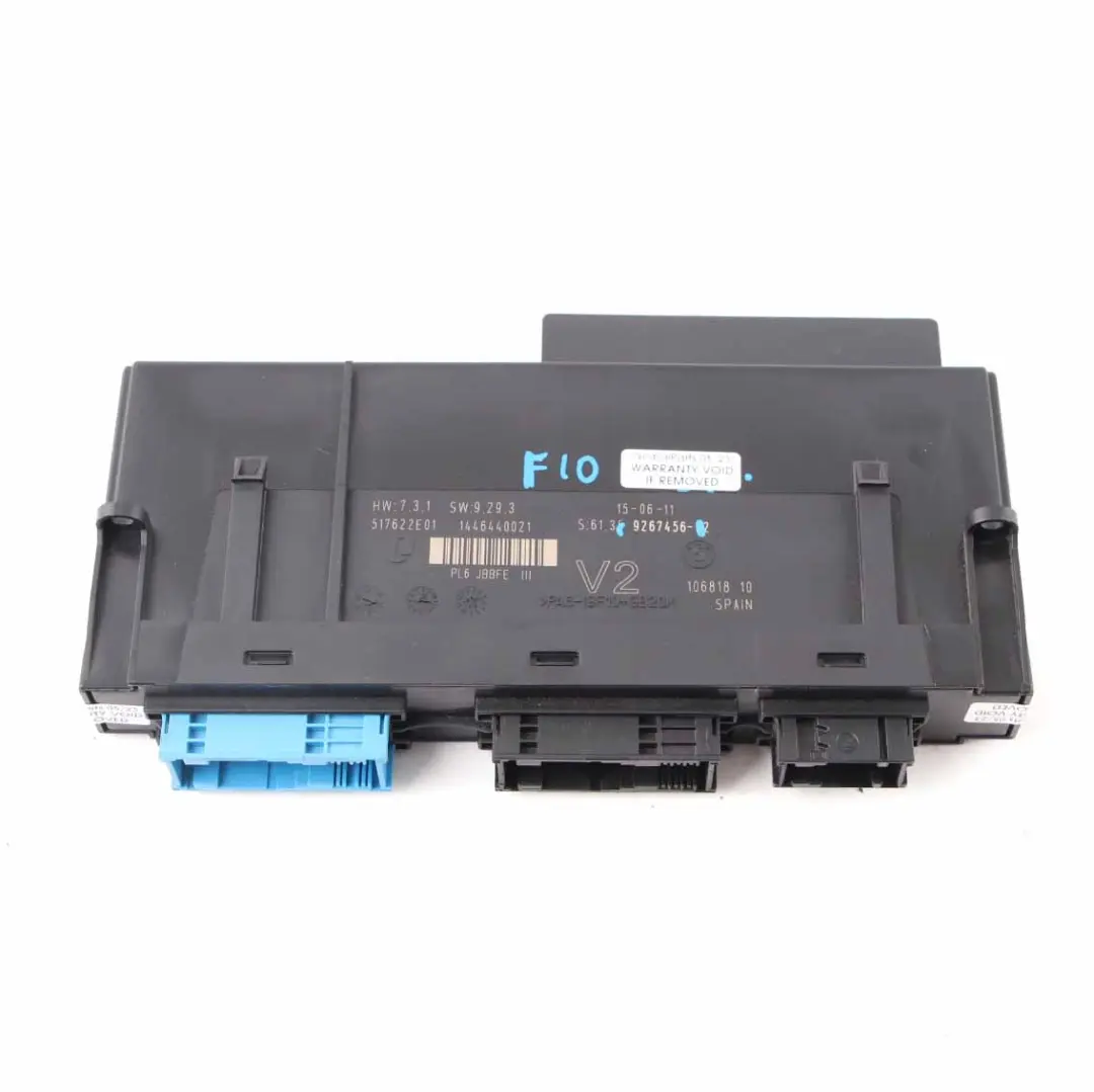  Steuergerät BMW F10 F11 Body Module ECU JBBFE IIIR V2 PL6 ECU - SKU 9267456 - Teilenummer 9267456
