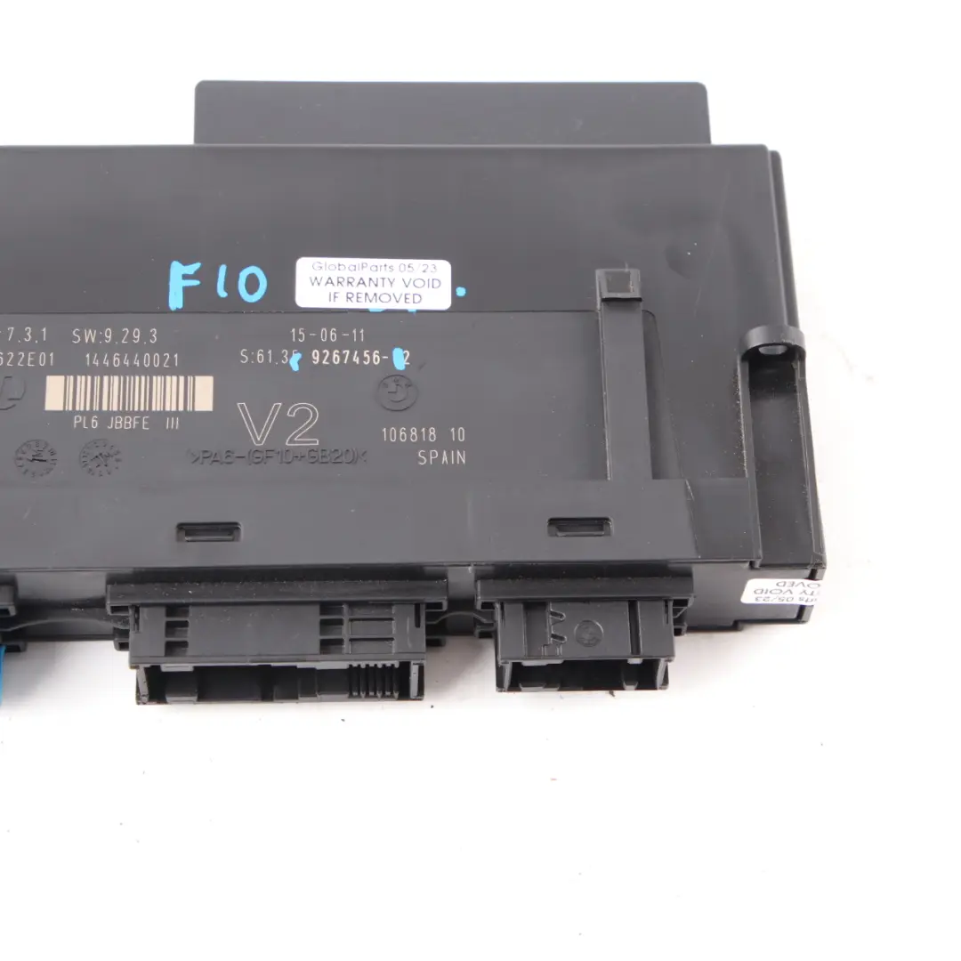  Steuergerät BMW F10 F11 Body Module ECU JBBFE IIIR V2 PL6 ECU - SKU 9267456 - Teilenummer 9267456