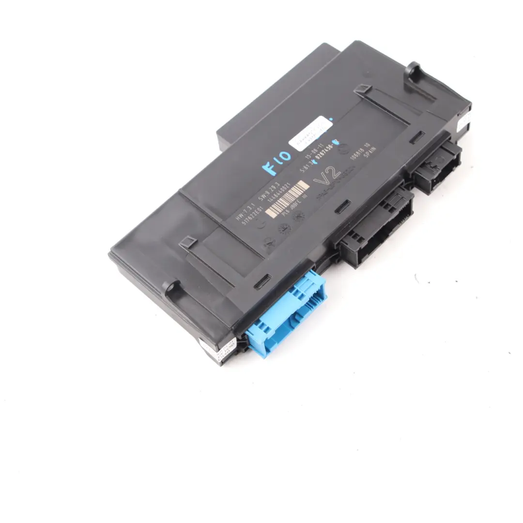 Unidad de Control BMW F10 F11 Módulo de Carrocería ECU JBBFE IIIR V2 PL6 ECU para con número de pieza 9267456 Unidad de Control BMW F10 F11 Módulo de Carrocería ECU JBBFE IIIR V2 PL6 ECU - SKU 9267456 - Número de pieza 9267456