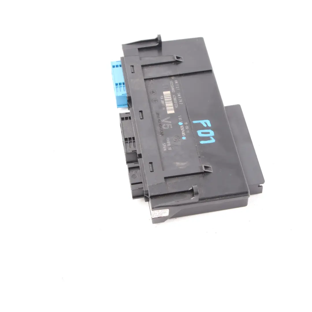 BMW F01 Módulo Control Cuerpo ECU Caja Conexiones V5 PL6 JBBFE III Lear - SKU 9267465 - Número de pieza 9267465