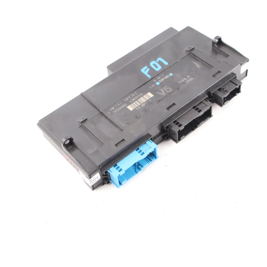 Karosseriesteuergerät ECU Anschlussbox V5 PL6 JBBFE III Lear für BMW F01 mit Teilenummer 9267465 BMW F01 Karosseriesteuergerät ECU Anschlussbox V5 PL6 JBBFE III Lear - SKU 9267465 - Teilenummer 9267465
