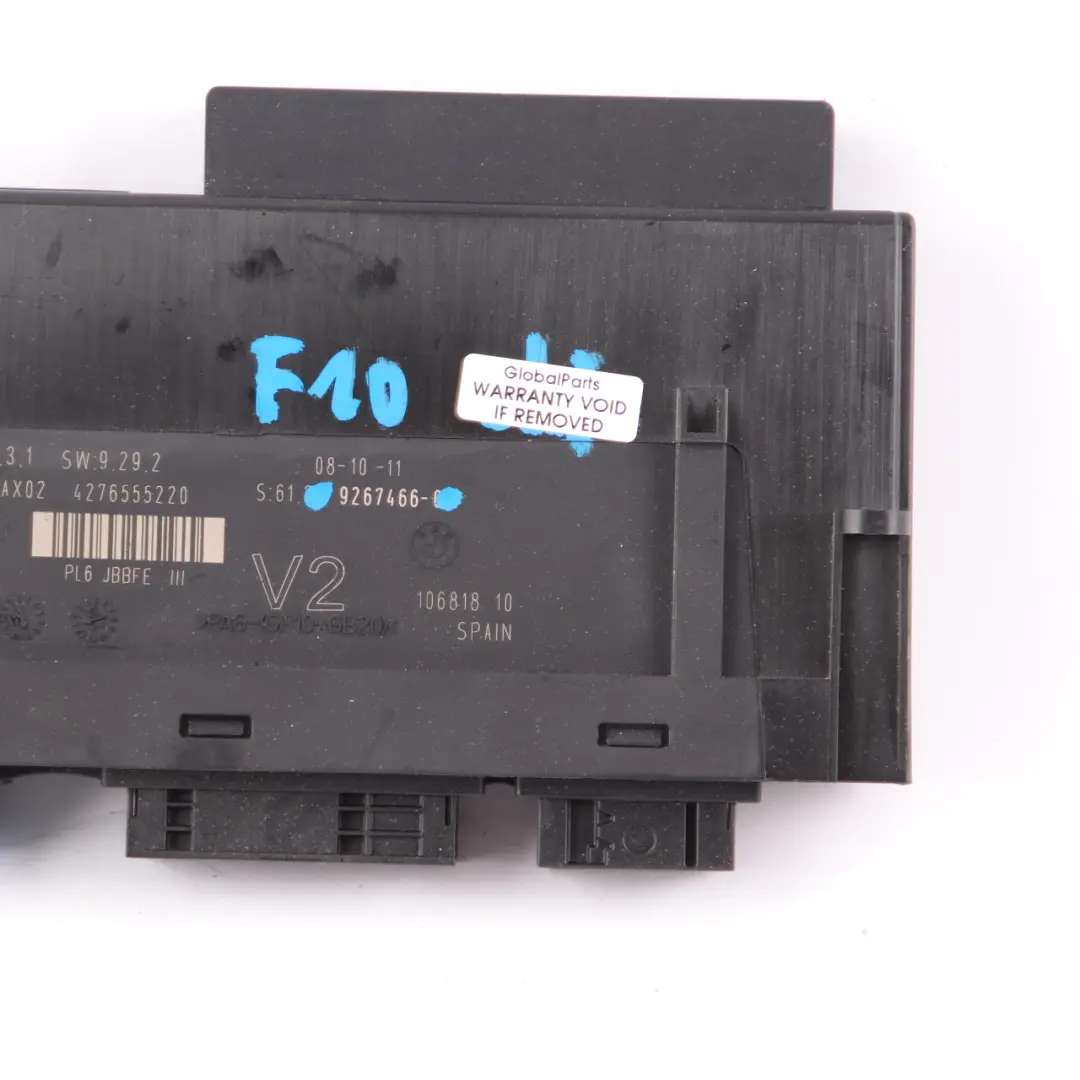Caja Conexiones Módulo Carrocería V2 PL2 JBBFE III Lear ECU para BMW F10 con número de pieza 9267466 BMW F10 Caja Conexiones Módulo Carrocería V2 PL2 JBBFE III Lear ECU - SKU 9267466 - Número de pieza 9267466
