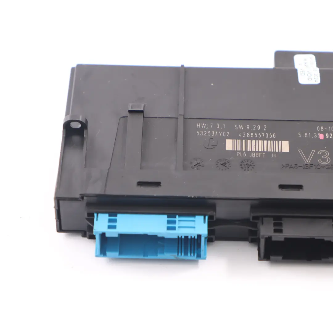 Moduł Sterownik Komfortu JBBFE 3 PL6 V3 do BMW F13 o numerze 9267467 BMW F13 Moduł Sterownik Komfortu JBBFE 3 PL6 V3 - SKU 9267467 - Numer Części 9267467