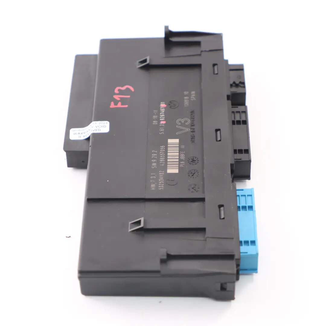 Moduł Sterownik Komfortu JBBFE 3 PL6 V3 do BMW F13 o numerze 9267467 BMW F13 Moduł Sterownik Komfortu JBBFE 3 PL6 V3 - SKU 9267467 - Numer Części 9267467