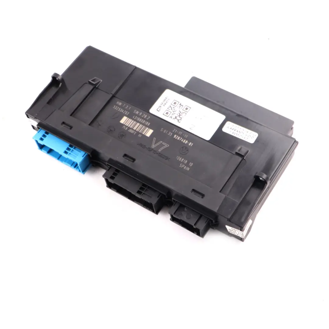 Body Control Module BMW F11 ECU Junction Box 3 PL6 JBBFE III V7 to with Part number 9267468 Body Control Module BMW F11 ECU Junction Box 3 PL6 JBBFE III V7 - SKU 9267468 - Part number 9267468