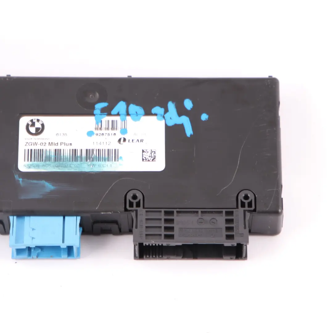 Central Gateway Module Control Unit Lear ZGW-02 MID Plus BMW F10 - SKU 9267516 - Part number 9267516
