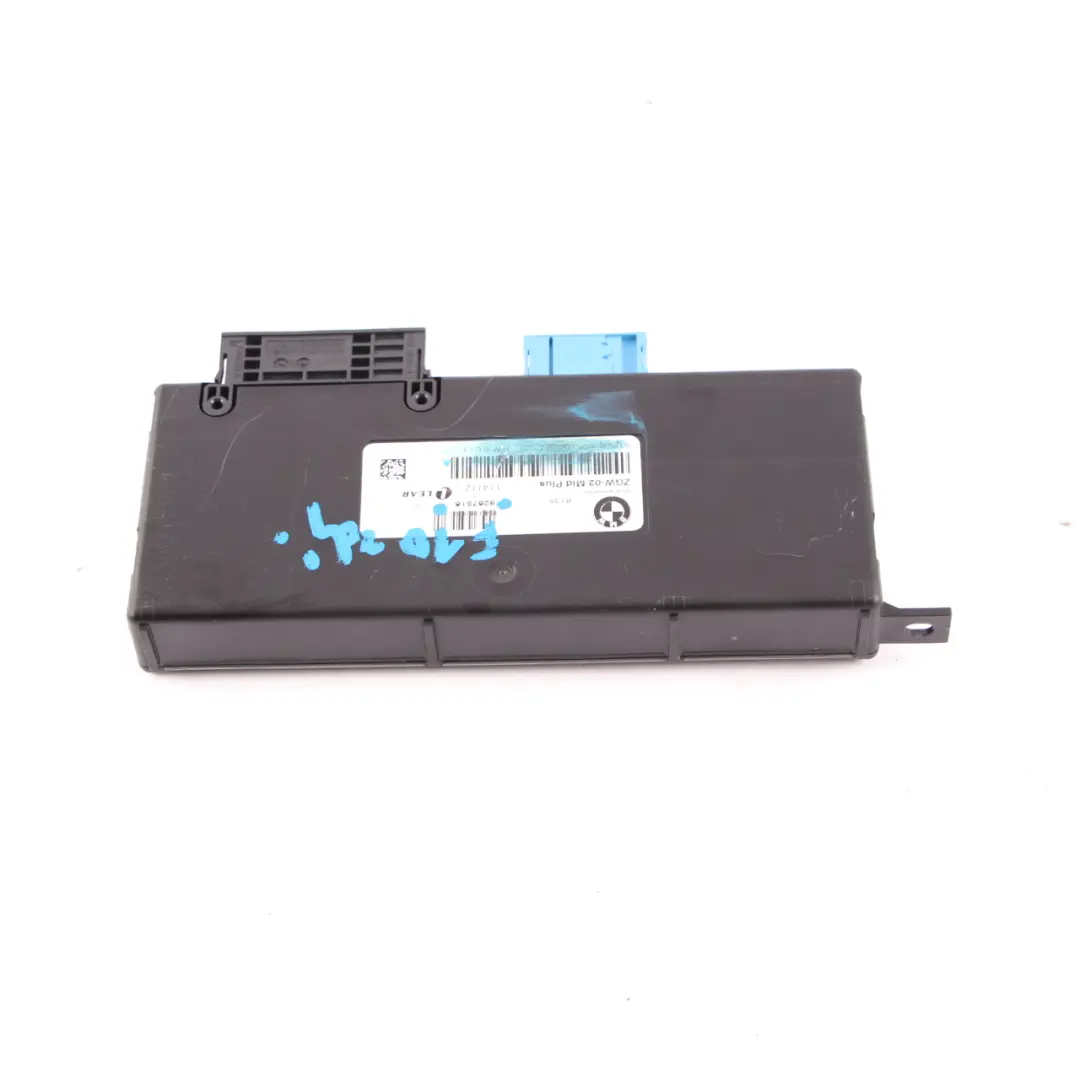 Central Gateway Module Control Unit Lear ZGW-02 MID Plus BMW F10 - SKU 9267516 - Part number 9267516