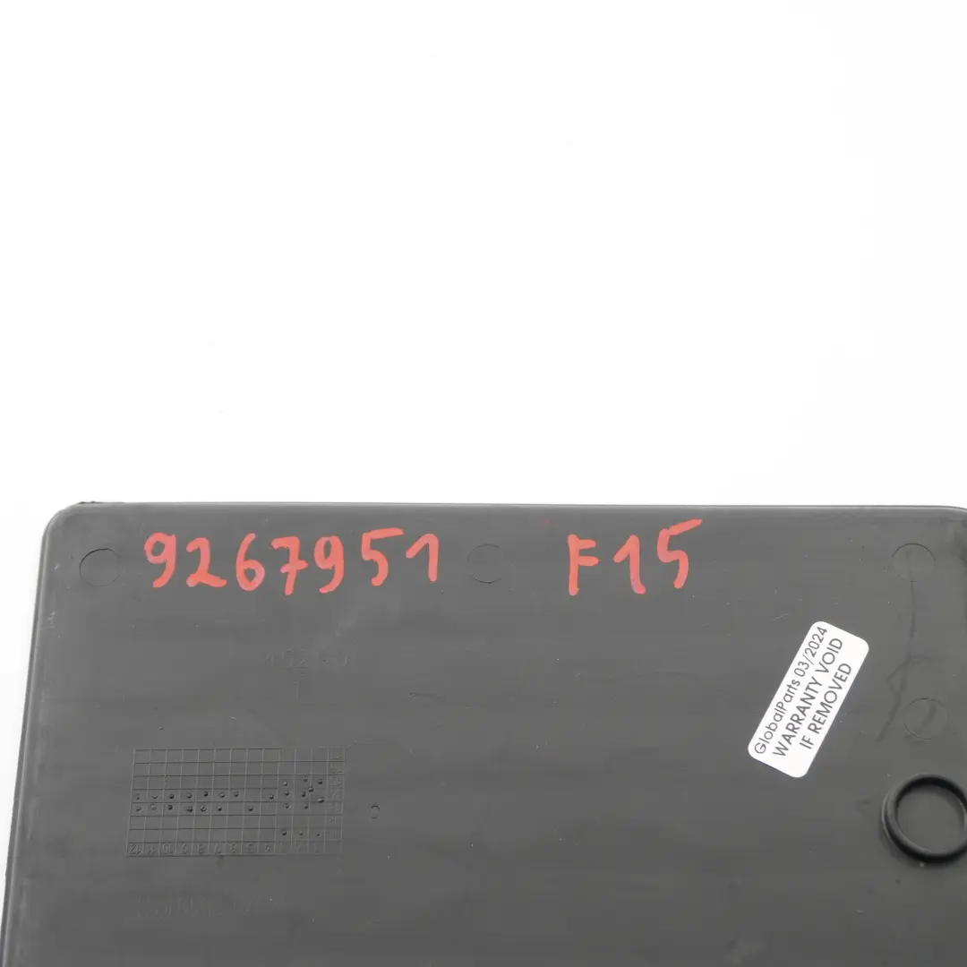  Apoyabrazos Insertar BMW F15 F16 apoyabrazos centro consola goma Mat - SKU 9267951 - Número de pieza 9267951