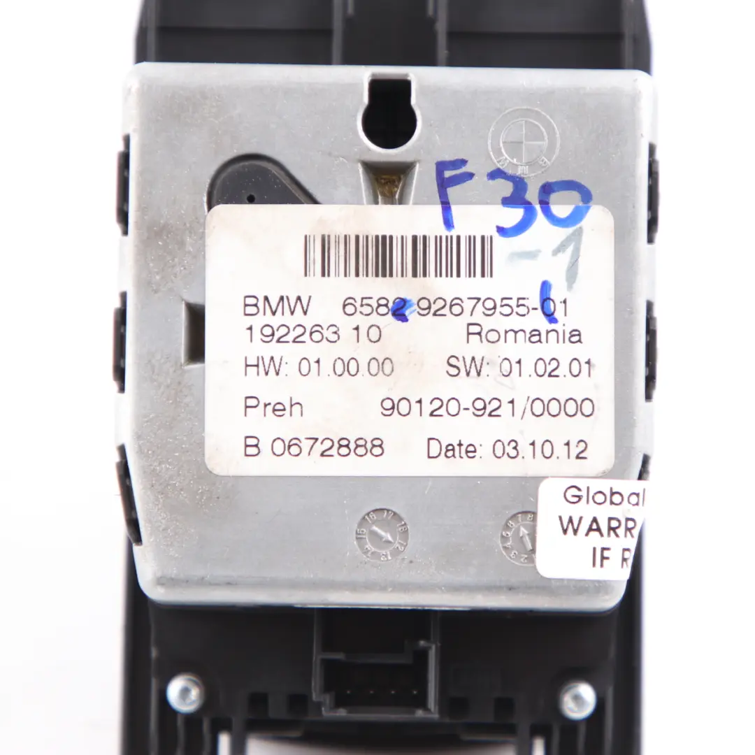 iDRIVE Controller Unit Knob Switch to BMW F10 F20 F30 F31 with Part number 9267955 BMW F10 F20 F30 F31 iDRIVE Controller Unit Knob Switch - SKU 9267955-1 - Part number 9267955