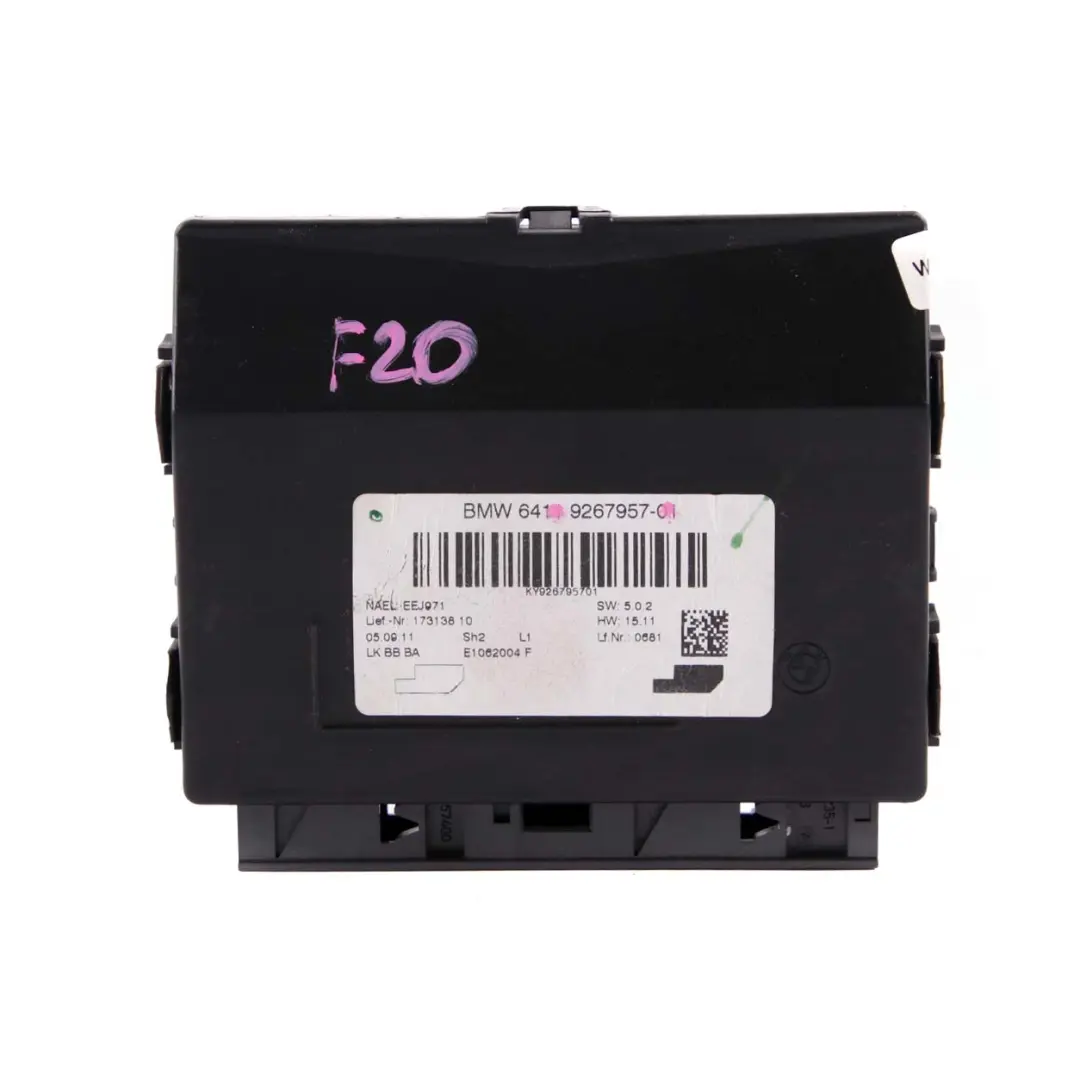 Moduł Sterownik Klimatyzacji do BMW F20 F21 F30 F31 F32 o numerze 9267957 BMW F20 F21 F30 F31 F32 Moduł Sterownik Klimatyzacji - SKU 9267957 - Numer Części 9267957