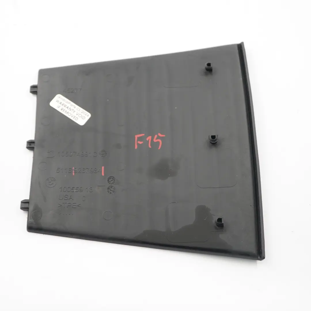 BMW F15 F16 Centre Console Insert Rear Tray Trim Mat Rubber - SKU 9267984 - Part number 9267984