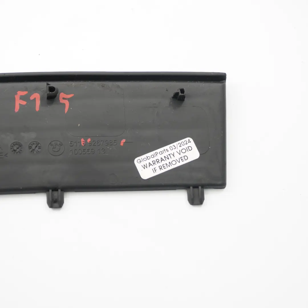 Aschenbecher Matte Mittel Konsole Einsatz Tablett Gummi für BMW F15 F16 mit Teilenummer 9267985 BMW F15 F16 Aschenbecher Matte Mittel Konsole Einsatz Tablett Gummi - SKU 9267985 - Teilenummer 9267985