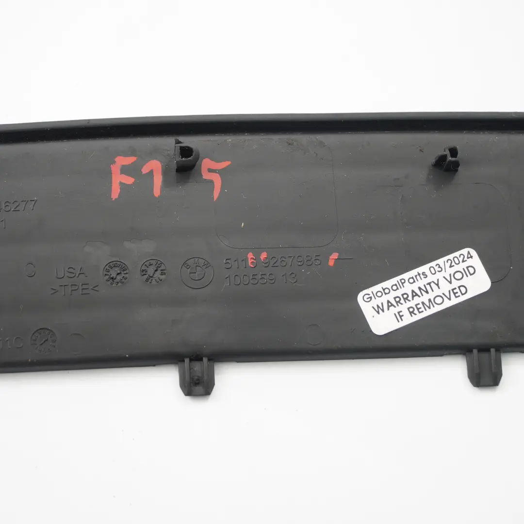 Posacenere Tappetino Inserto Console Centrale Vassoio Gomma per BMW F15 F16 con numero di parte 9267985 BMW F15 F16 Posacenere Tappetino Inserto Console Centrale Vassoio Gomma - SKU 9267985 - Numero di parte 9267985