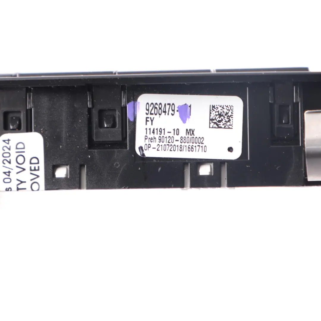 Driver Assistance Switch Control to BMW F30 F31 F32 F33 F34 F36 F80 F82 with Part number 9268479 BMW F30 F31 F32 F33 F34 F36 F80 F82 Driver Assistance Switch Control - SKU 9268479 - Part number 9268479