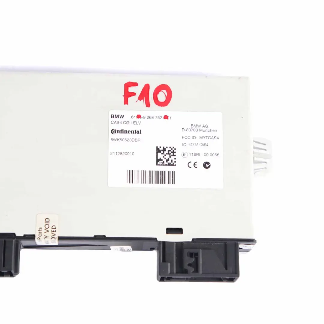  Unità Di Controllo BMW F01 F02 F07 F10 F11 Modulo Di Lettura Chiavi CAS4 - SKU 9268752 - Numero di parte 9268752