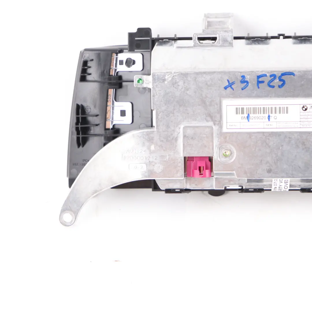 BMW X3 F25 X4 F26 Monitor salpicadero Pantalla central de a bordo 6,5" - SKU 9269020 - Número de pieza 9269020