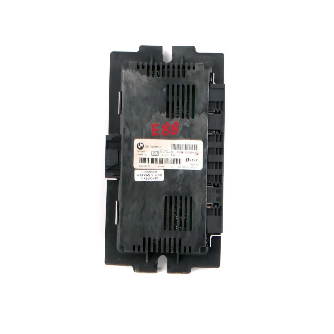 BMW 1 Series E88 Light Control Footwell Module ECU Basis FRM3R PL2 Lear - SKU 9269815 - Part number 9269815