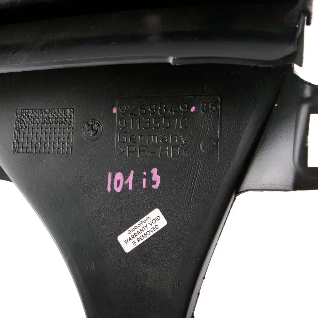  Prise d'air chaud BMW i3 I01 Couvercle de l'évent gauche - SKU 9269849 - Numéro de pièce 9269849