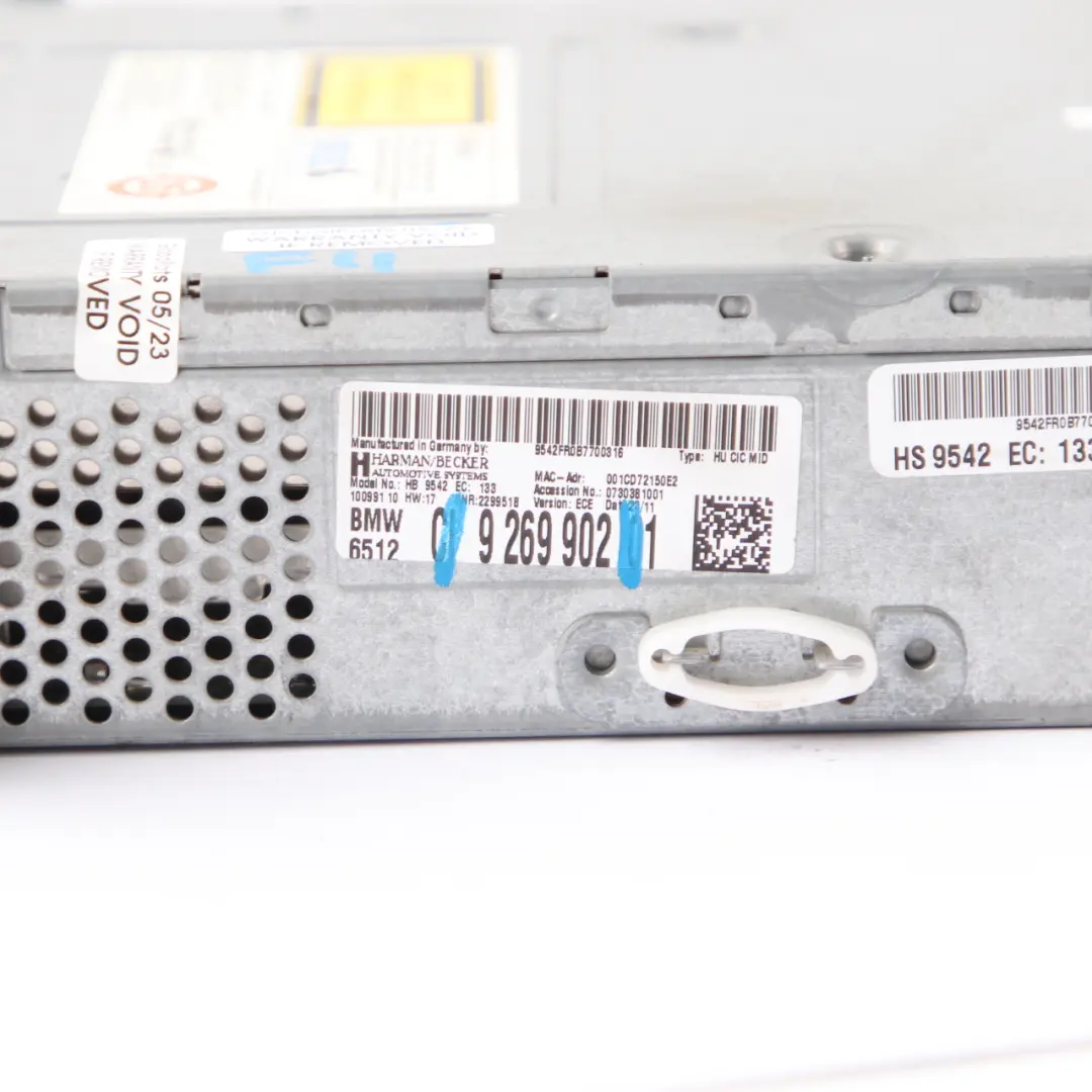  Radio Player BMW F10 F11 F20 F21 F25 F30 F31 Alpine CD Champ 2 Head Unit - SKU 9269902 - Part number 9269902