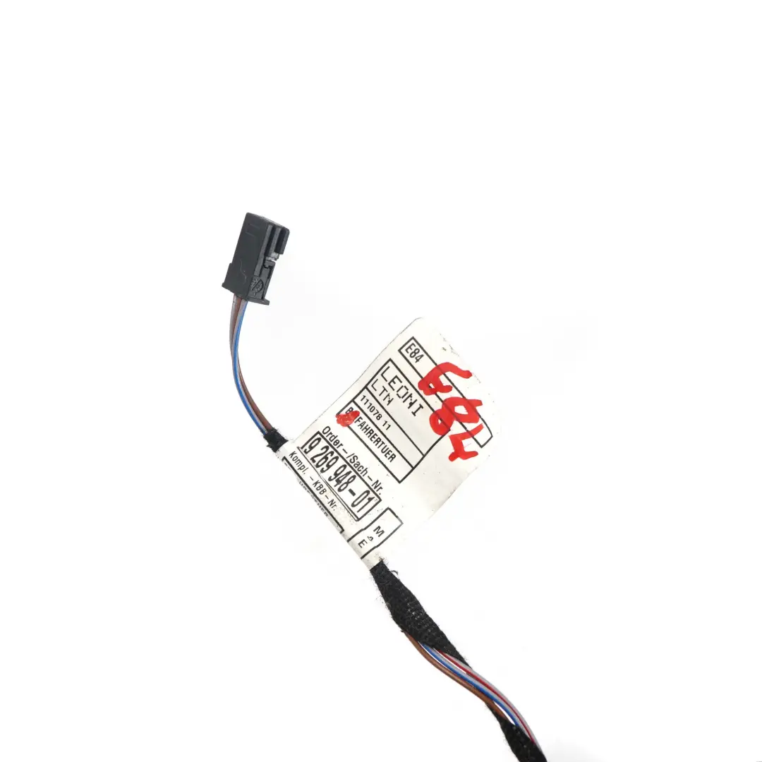 Cable Loom Puerta Pasajero Lado Mazo De cables 9269948 para BMW E84 con número de pieza 9269956 BMW E84 Cable Loom Puerta Pasajero Lado Mazo De cables 9269948 - SKU 9269956 - Número de pieza 9269956