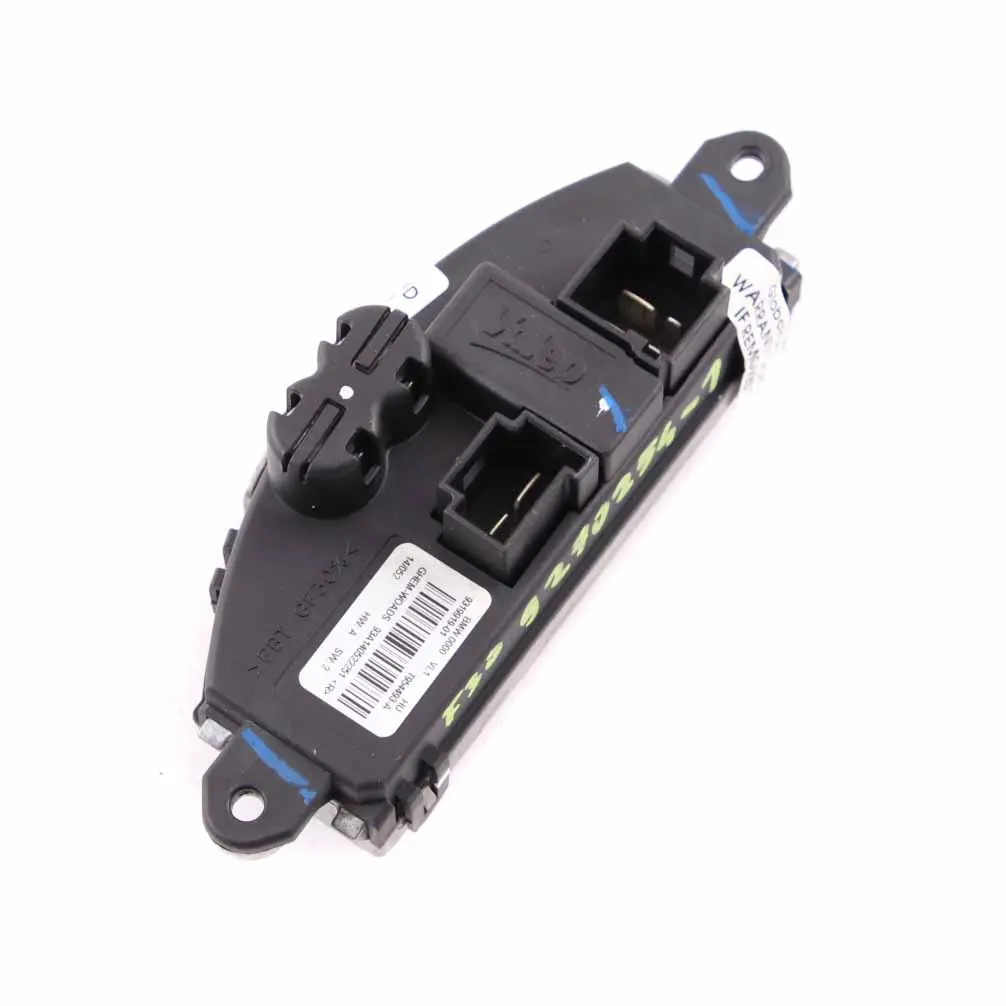 Calefacción Aire Acondicionado Soplador Regulador Unidad para BMW F20 F21 F30 1 con número de pieza 9377854 BMW F20 F21 F30 1 Calefacción Aire Acondicionado Soplador Regulador Unidad - SKU 9270254-1 - Número de pieza 9377854