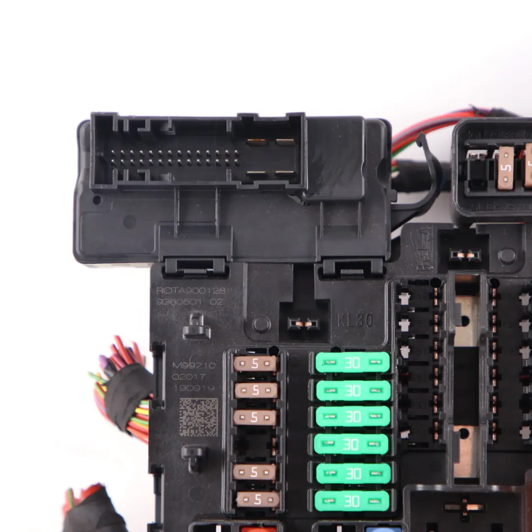 Fuse Box BMW F40 Mini F55 F56 Power Distribution Junction Relay Unit to with Part number 9270356 Fuse Box BMW F40 Mini F55 F56 Power Distribution Junction Relay Unit - SKU 9270356 - Part number 9270356