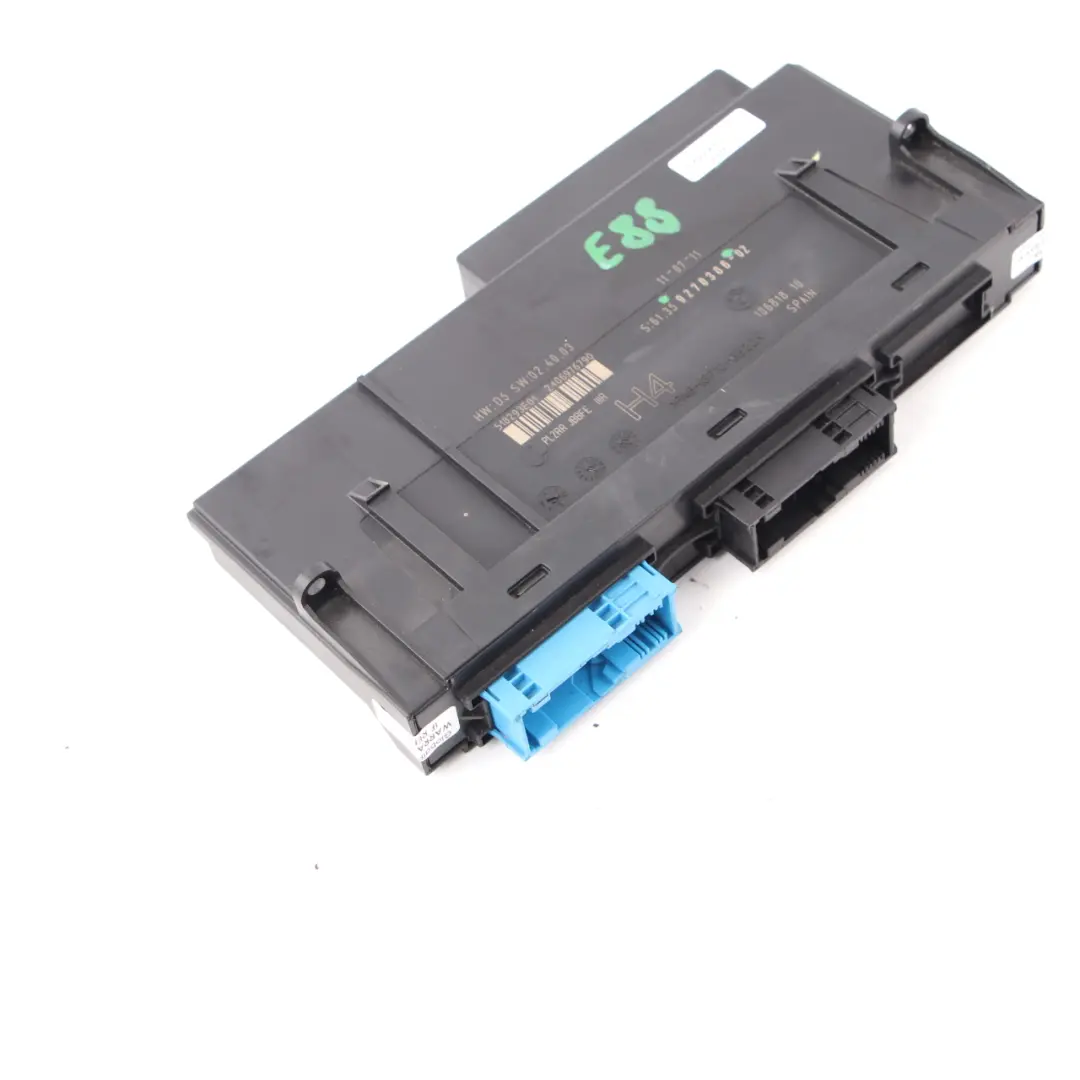 Módulo De Control De Carrocería Unidad ECU JBBFE IIIR H4 PL2RR para BMW E88 con número de pieza 9270386 BMW E88 Módulo De Control De Carrocería Unidad ECU JBBFE IIIR H4 PL2RR - SKU 9270386 - Número de pieza 9270386