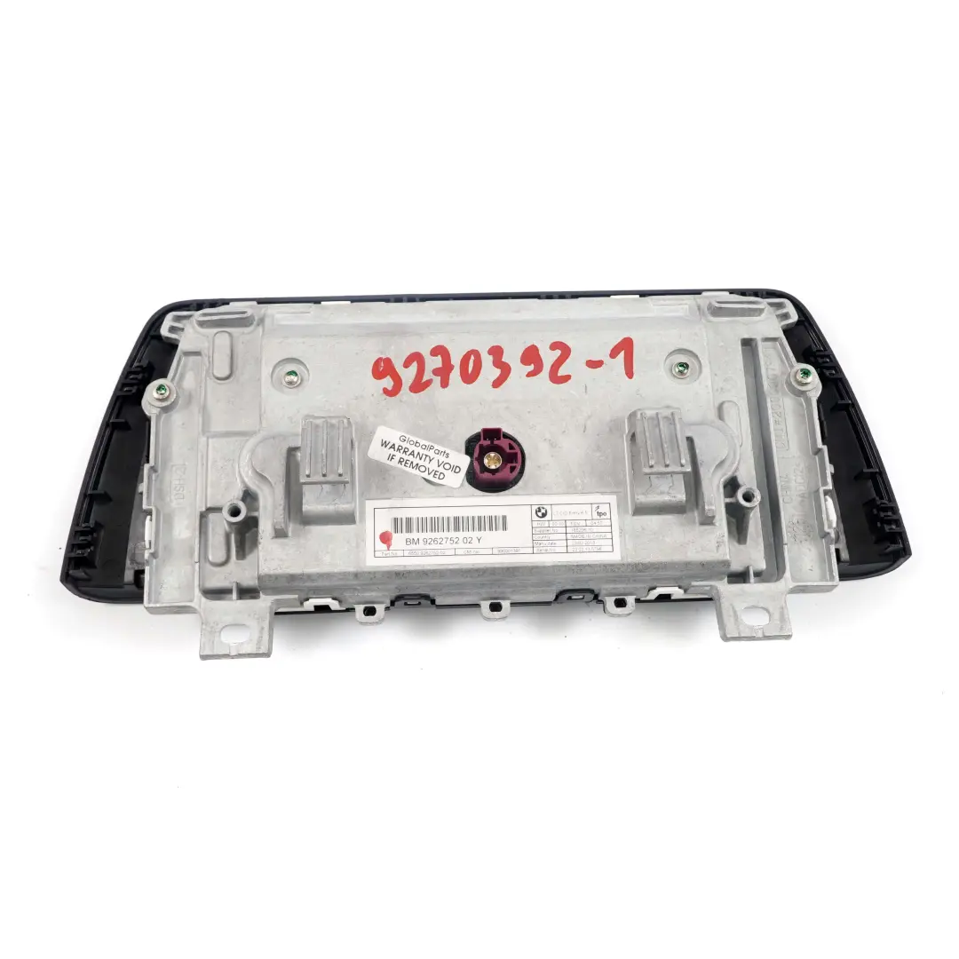 Monitor Ekran Nawigacji 9237539 do BMW F20 F21 o numerze 9262752 BMW F20 F21 Monitor Ekran Nawigacji 9237539 - SKU 9270392-1 - Numer Części 9262752