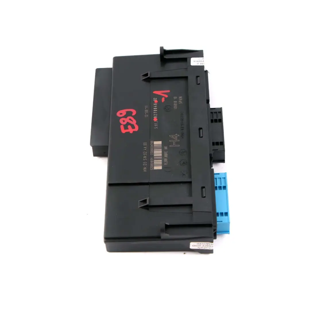 ECU Body Control Module H4 Junction Box PL2RR JBBFE IIIR to BMW Z4 E89 with Part number 9270646 BMW Z4 E89 ECU Body Control Module H4 Junction Box PL2RR JBBFE IIIR - SKU 9270646-1 - Part number 9270646